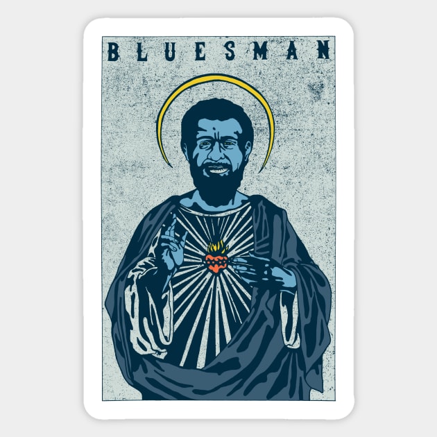 BLUESMAN Sticker by DOINFERNO